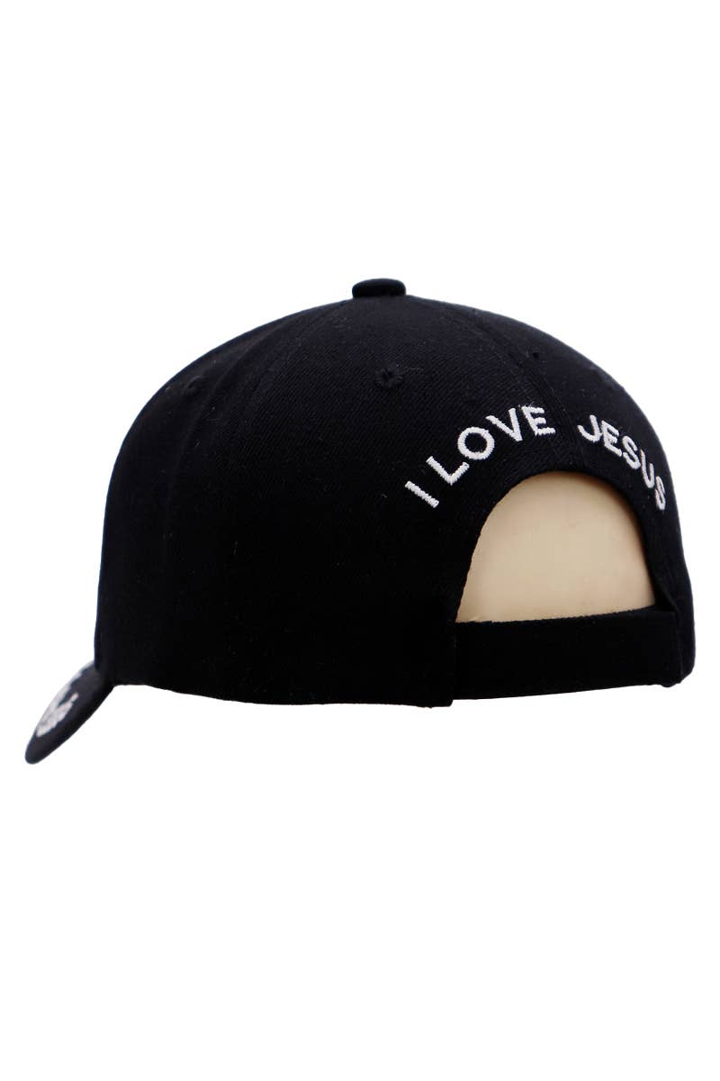 John 316 Block Logo Baseball Cap: Black