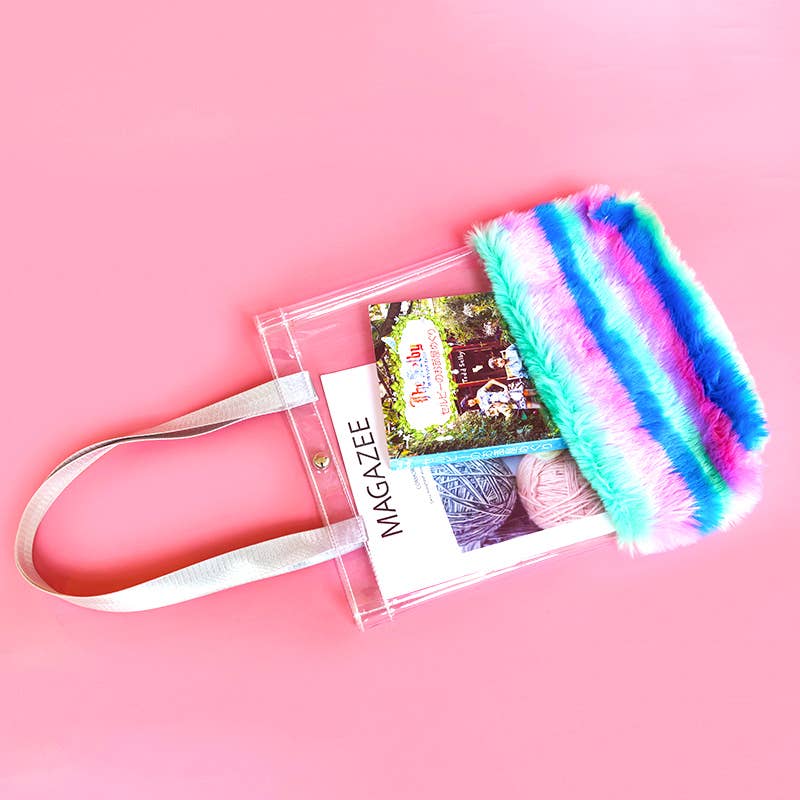 Plush Clear Tote Bag
