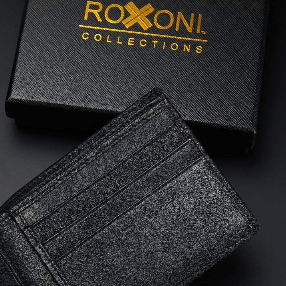 Roxoni Geniune Leather Wallet Gift Box
