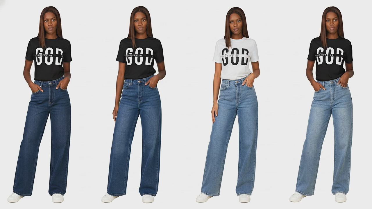 PBG TEES + High-waist Jeans Combo