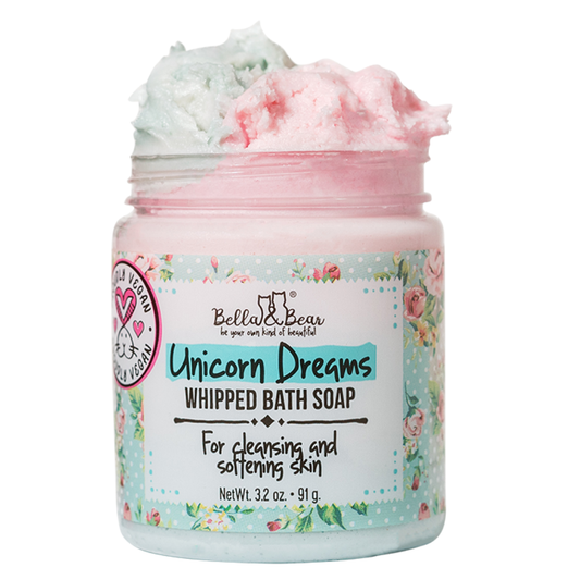 Unicorn Dreams Whipped Bath Soap, travel Size mini 3.2oz